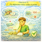 Principiul 52 – Fă diferența între venit și profit