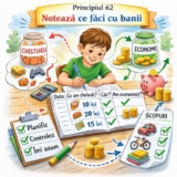 Principiul 62 – Notează ce faci cu banii