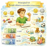 Principiul 63 – Învață valoarea monedelor și bancnotelor
